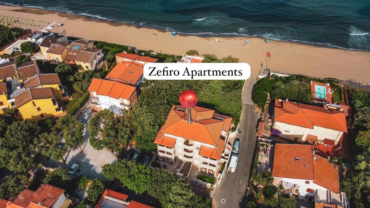 Zefiro Apartments San Vincenzo Dış mekan fotoğraf